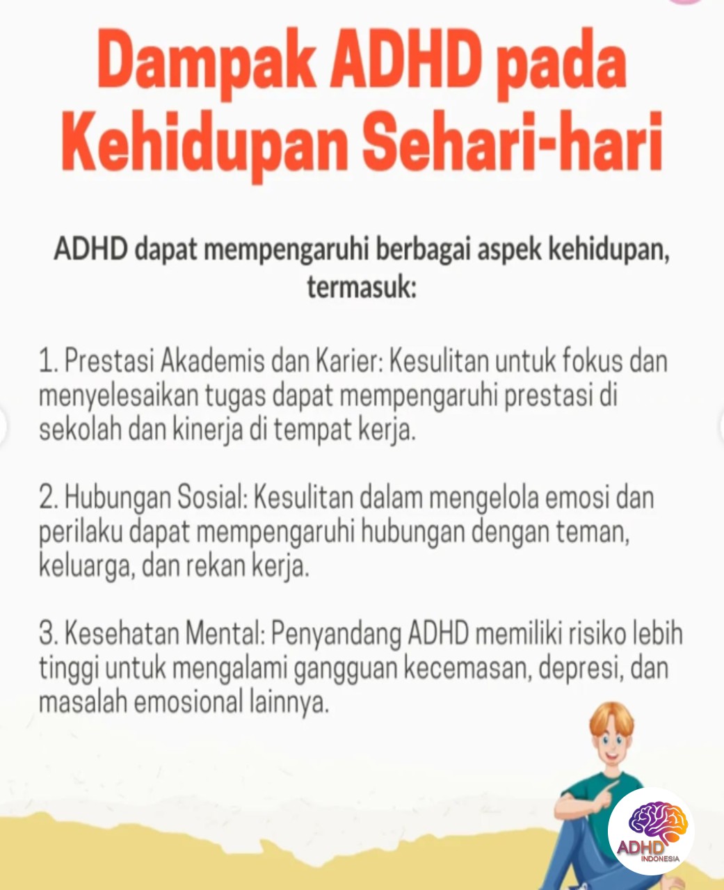 ADHD dan Hubungan Sosial Anak di Lingkungan Sekolah di Kabupaten Purbalingga