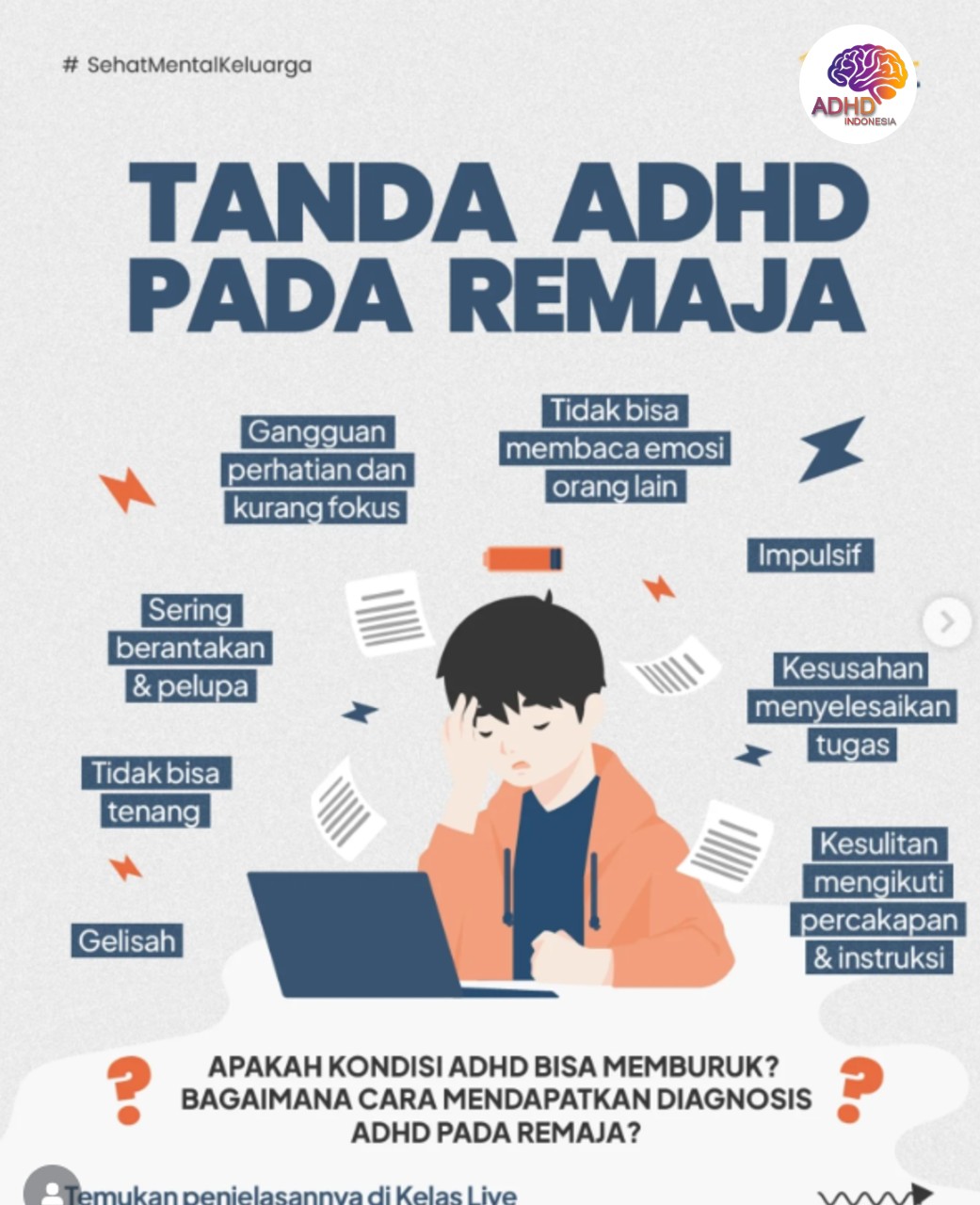Screening ADHD Non-Diagnostik: Edukasi Awal bagi Orang Tua di Kabupaten Purbalingga