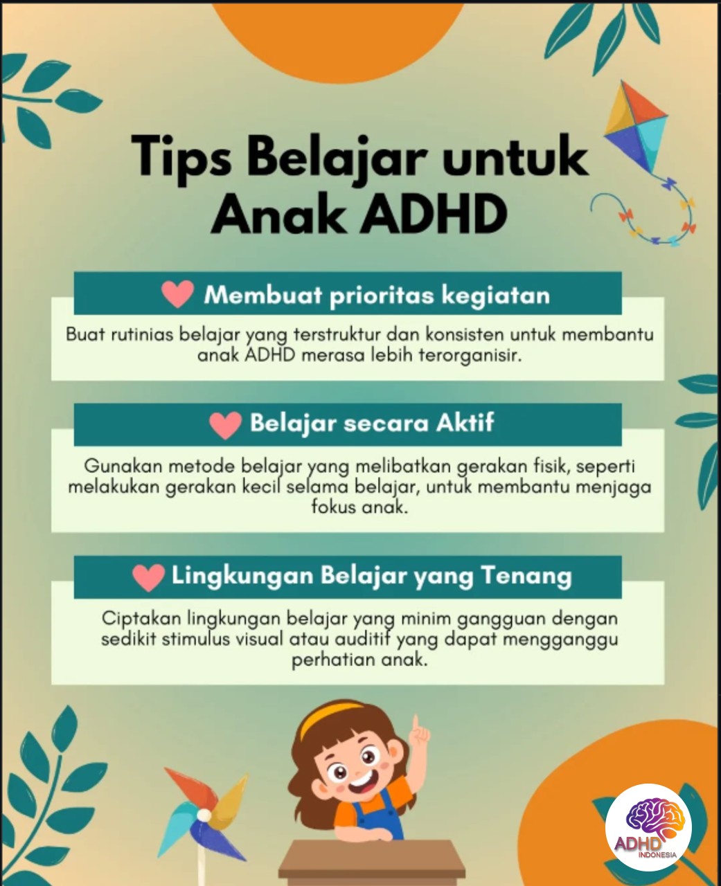 Strategi Belajar yang Cocok untuk Anak ADHD di Kabupaten Purbalingga
